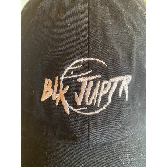 Blk Jupr Embroidered Black Cotton Dad Hat Adjustable Strapback By Athletic Union - Picture 2 of 7